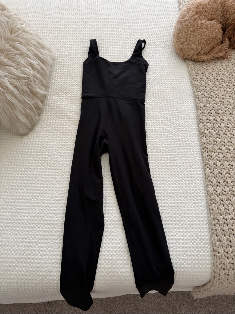 Black Women's One-Piece Legging Jumpsuit
